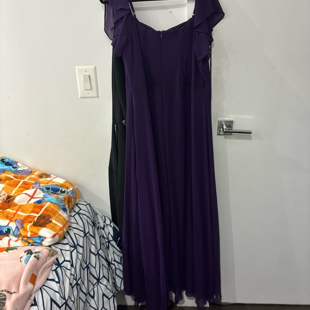 Ever Pretty Deep Purple Maxi Dress